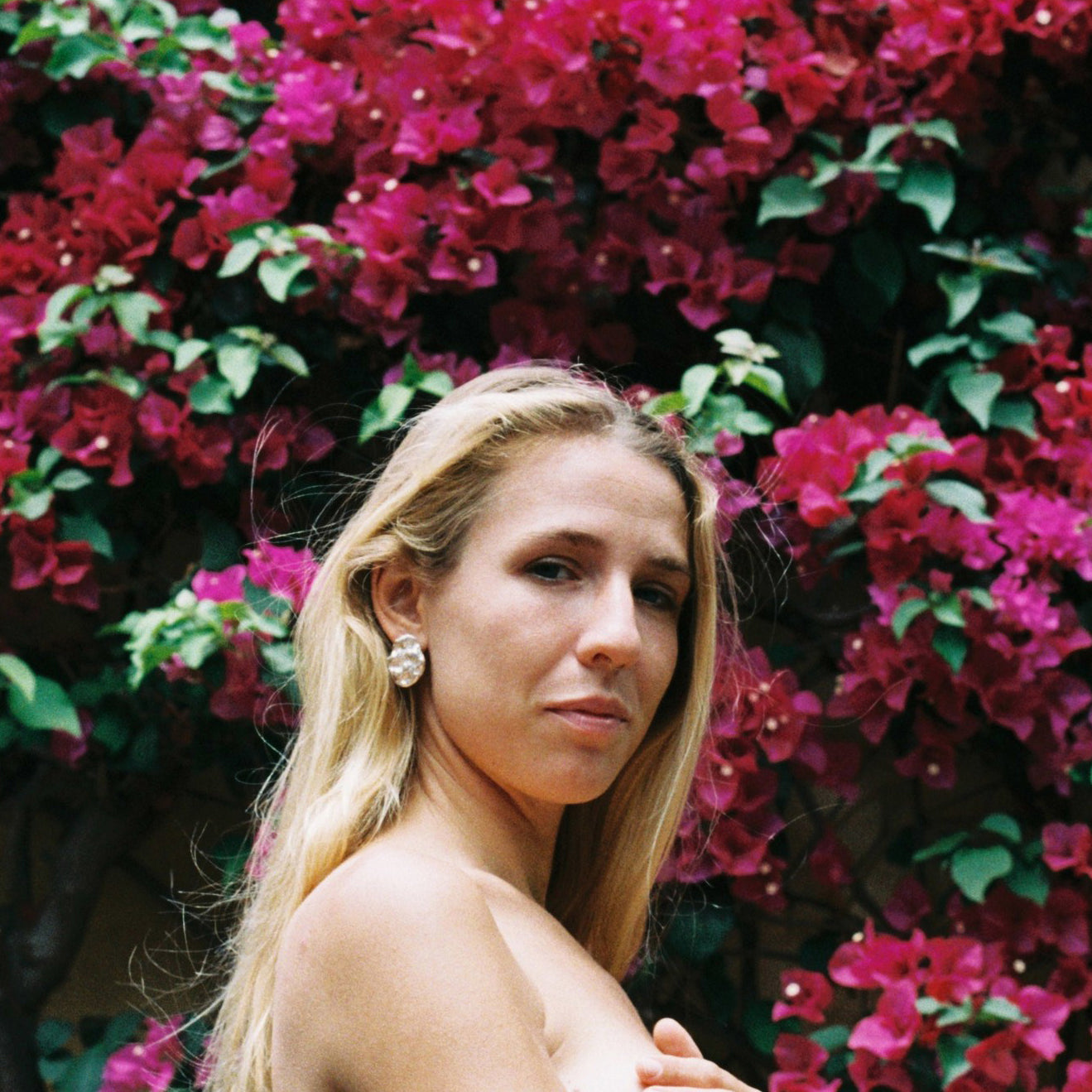 OLA earrings - aguamarga