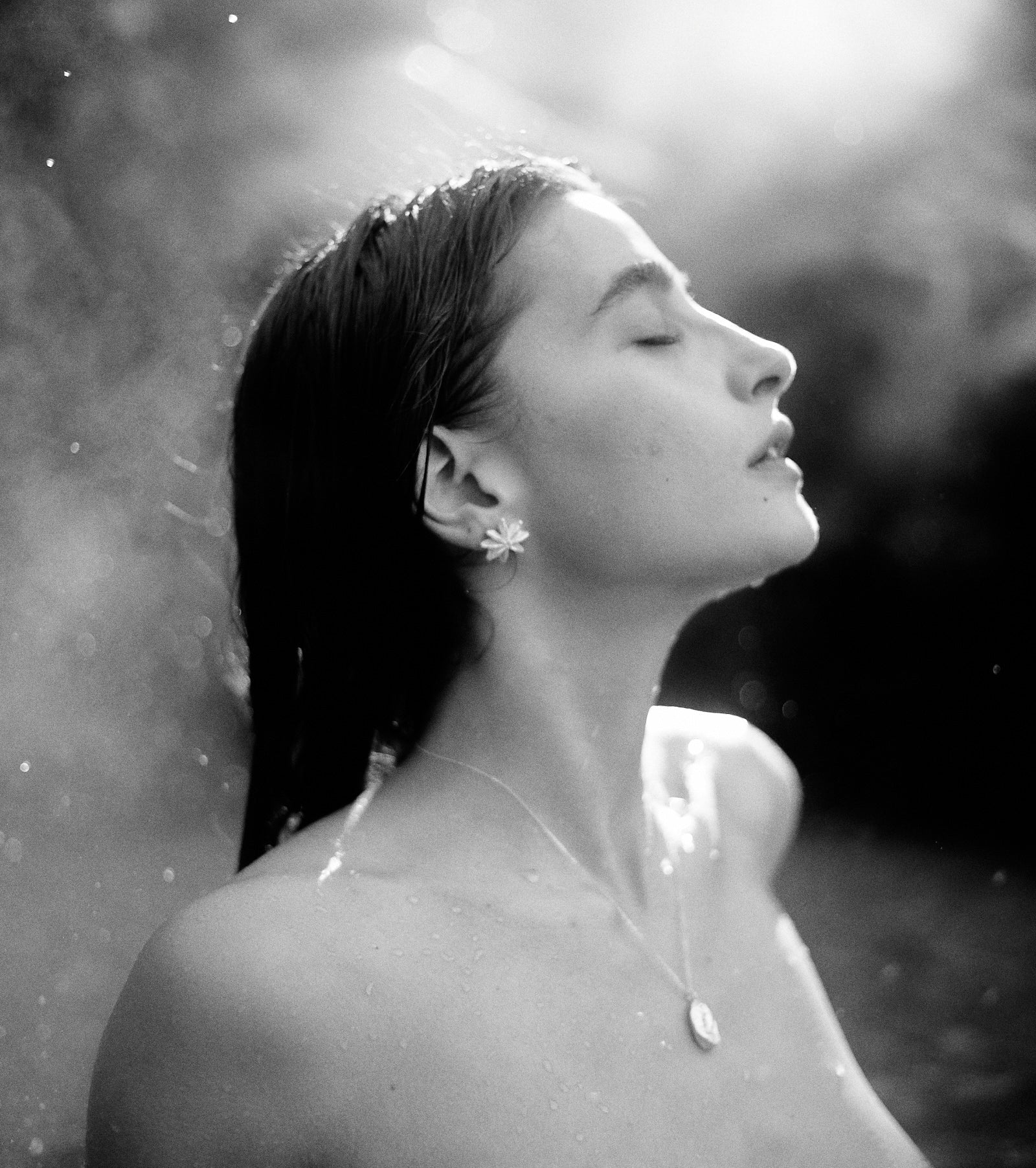 ANIS earrings - aguamarga