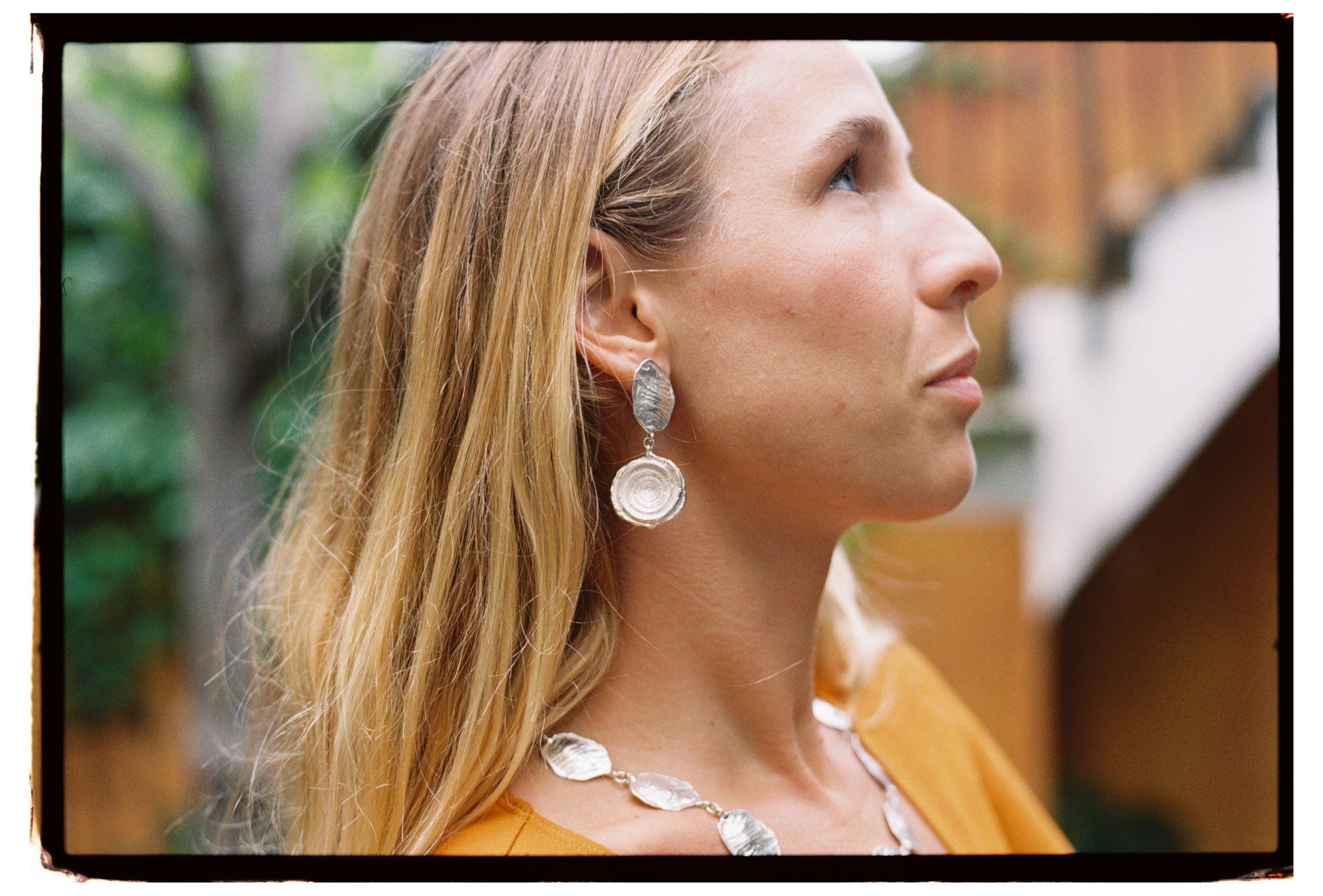 ATENEA earrings - aguamarga