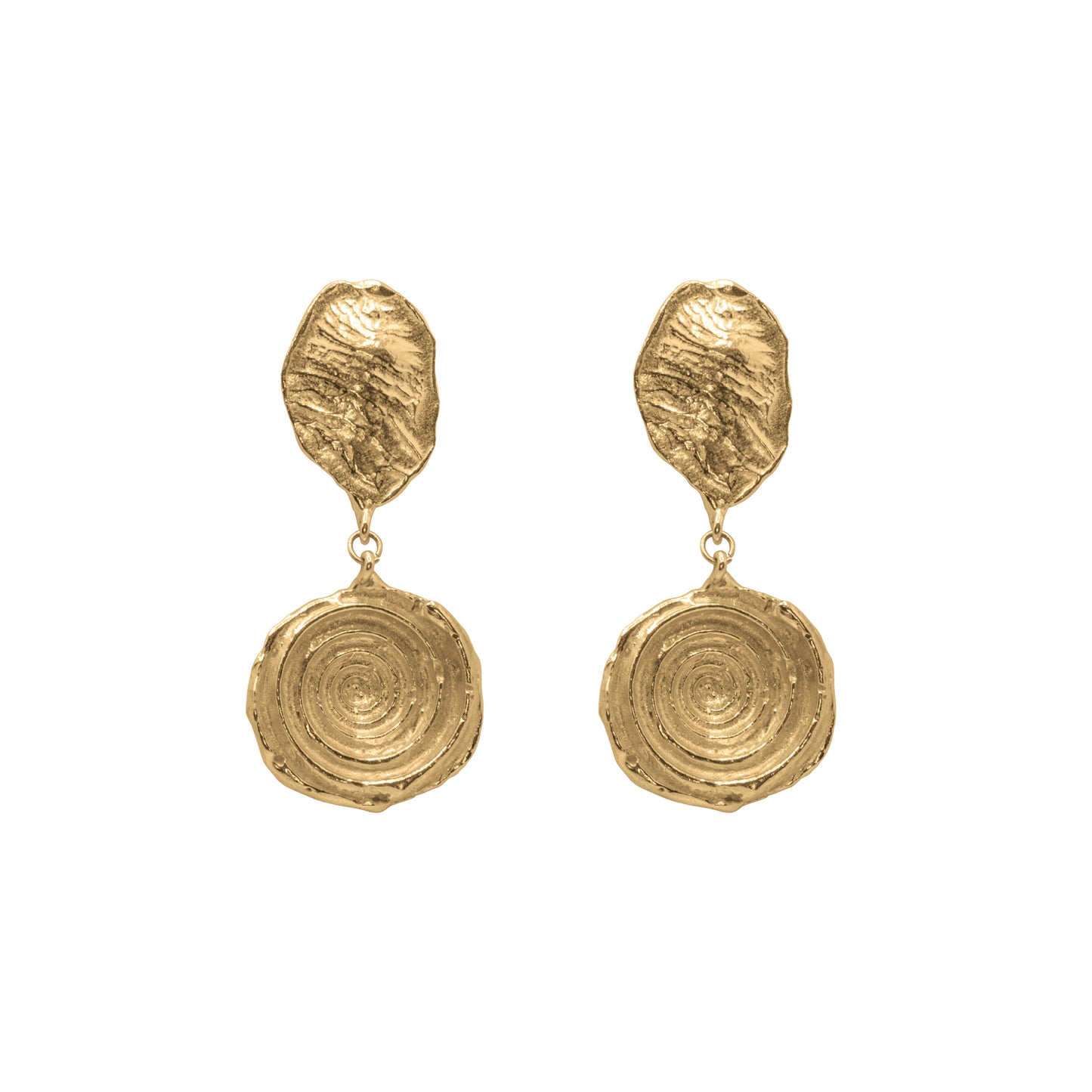 ATENEA earrings - aguamarga