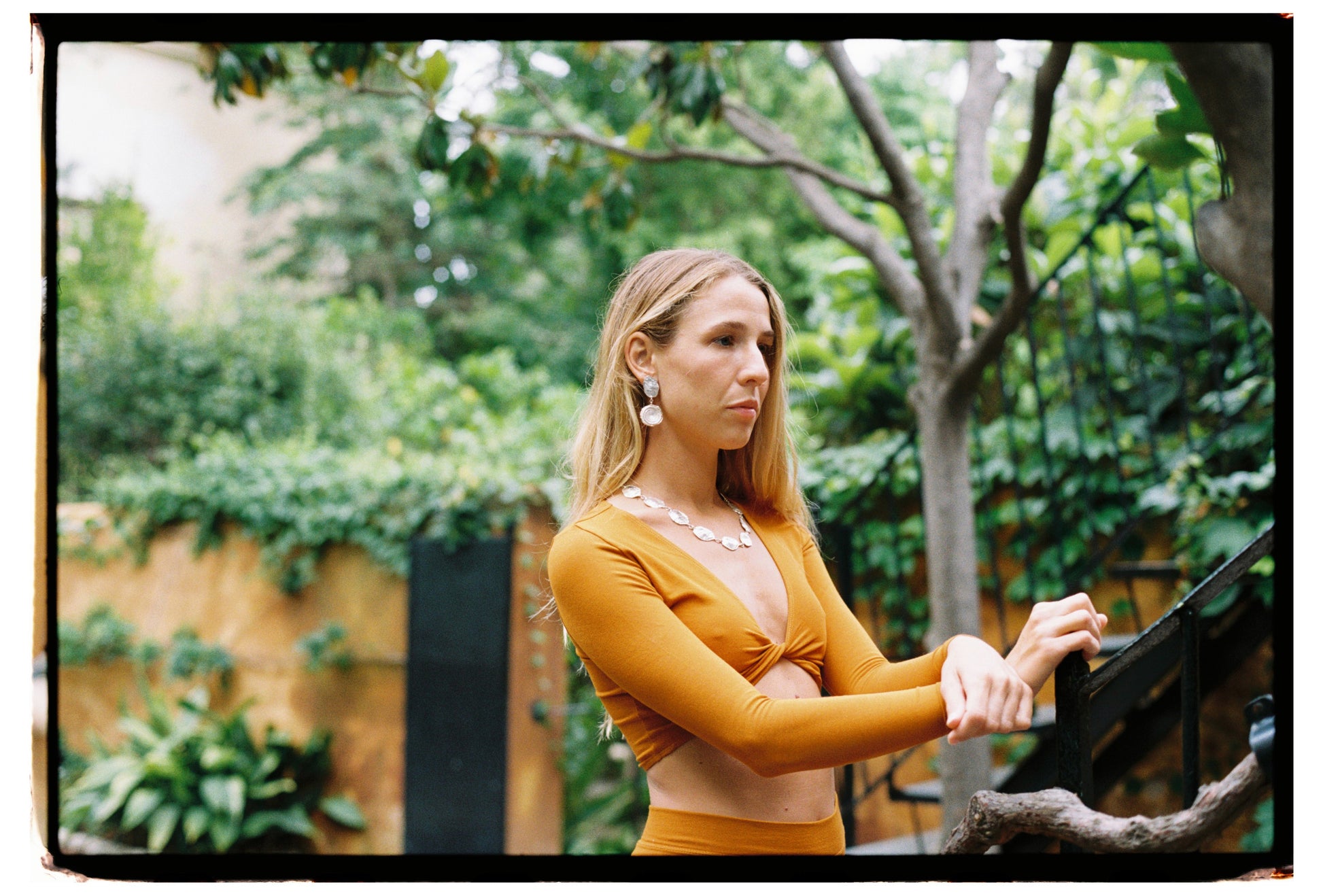 ATENEA earrings - aguamarga