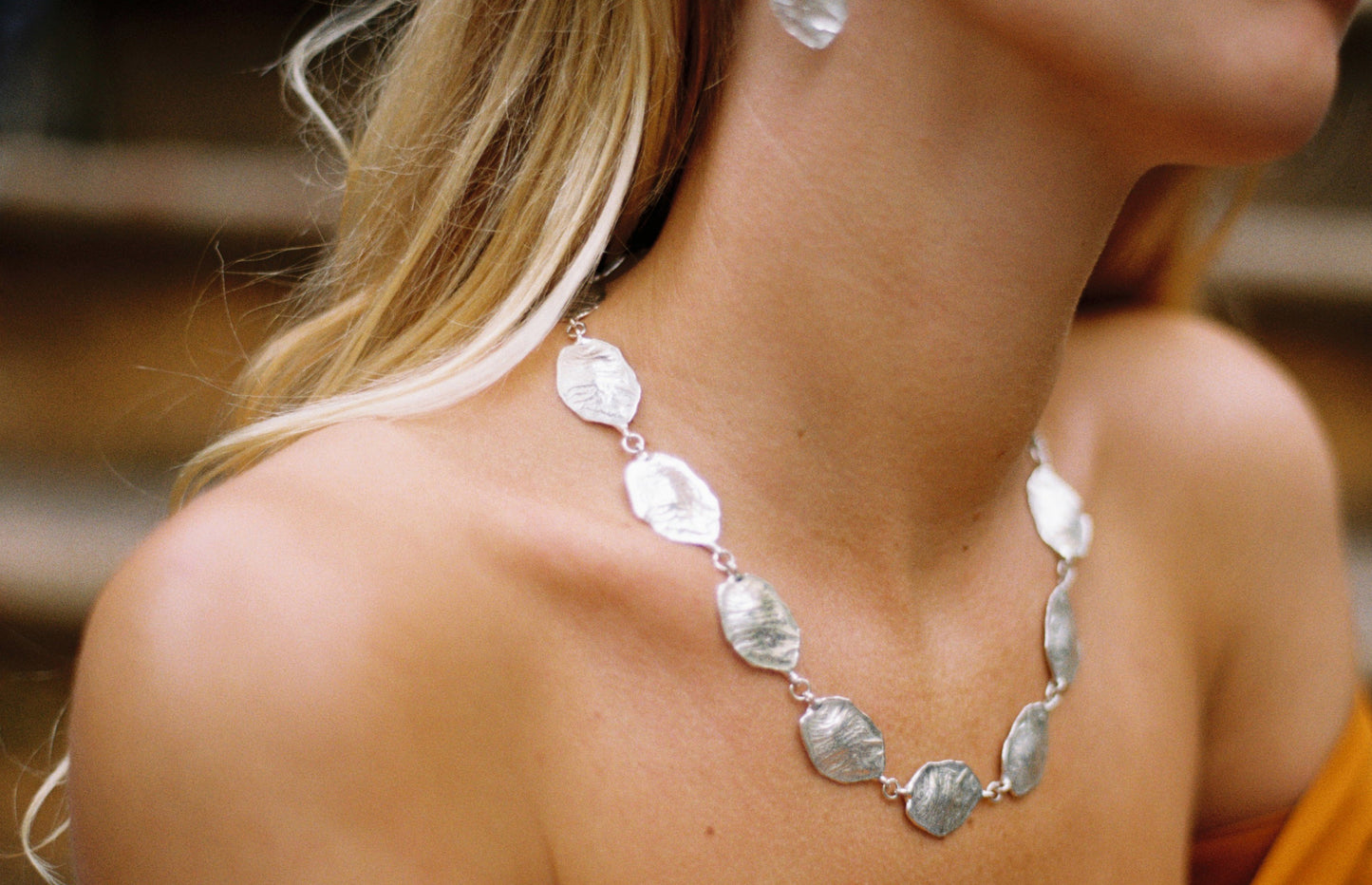 CRETA CHOKER - aguamarga