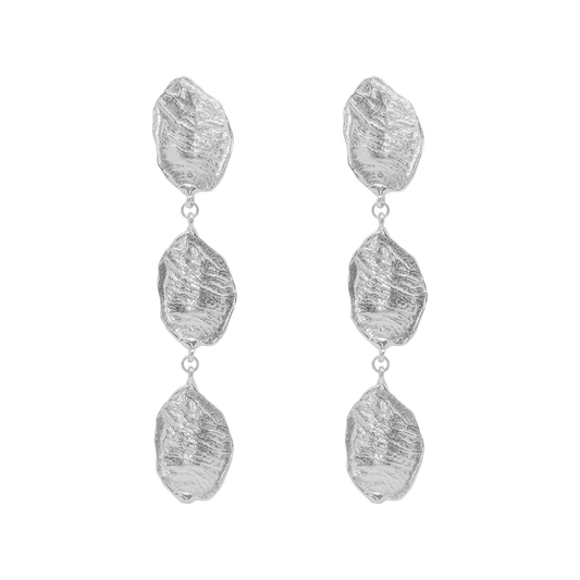 CRETA LONG earrings - aguamarga