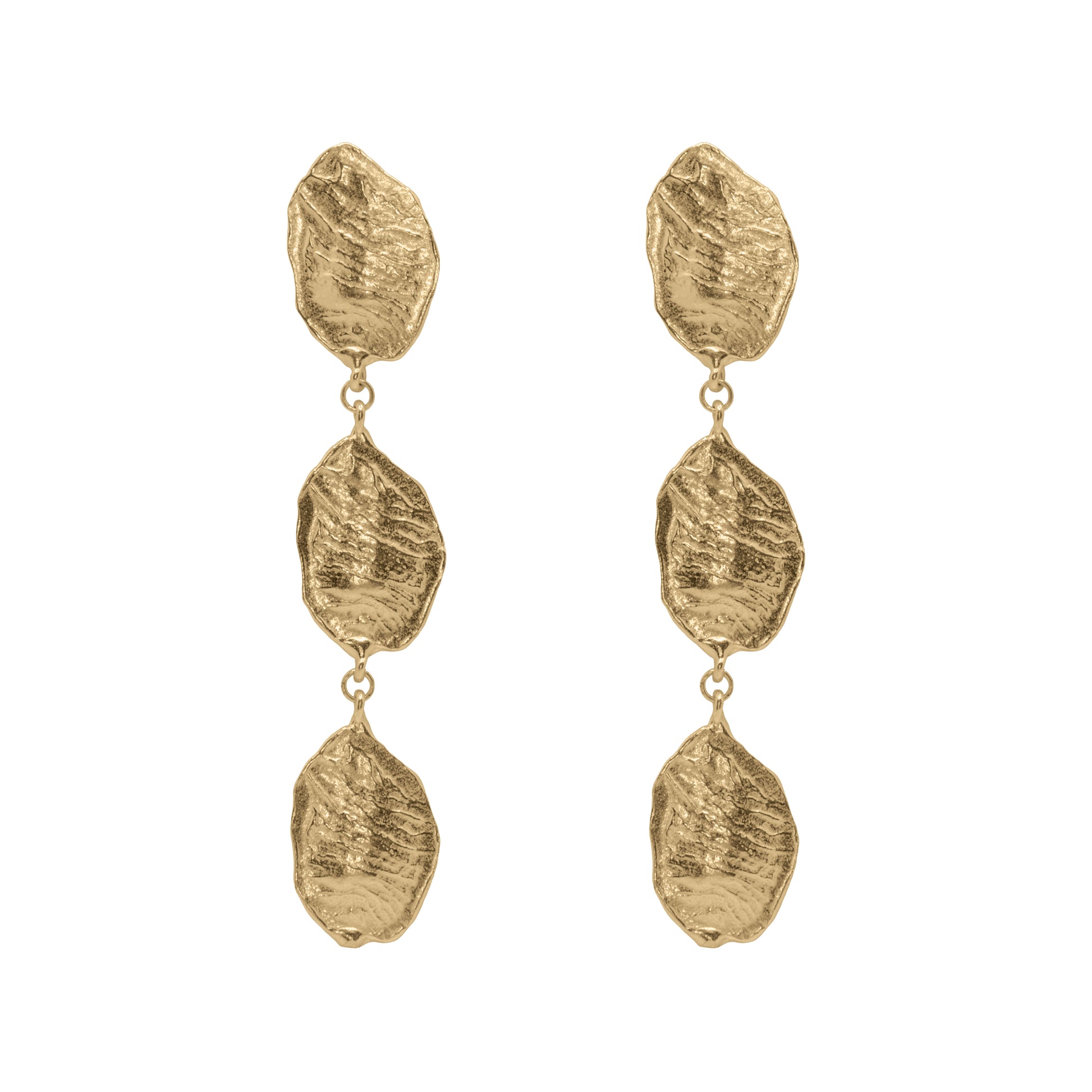 CRETA LONG earrings - aguamarga