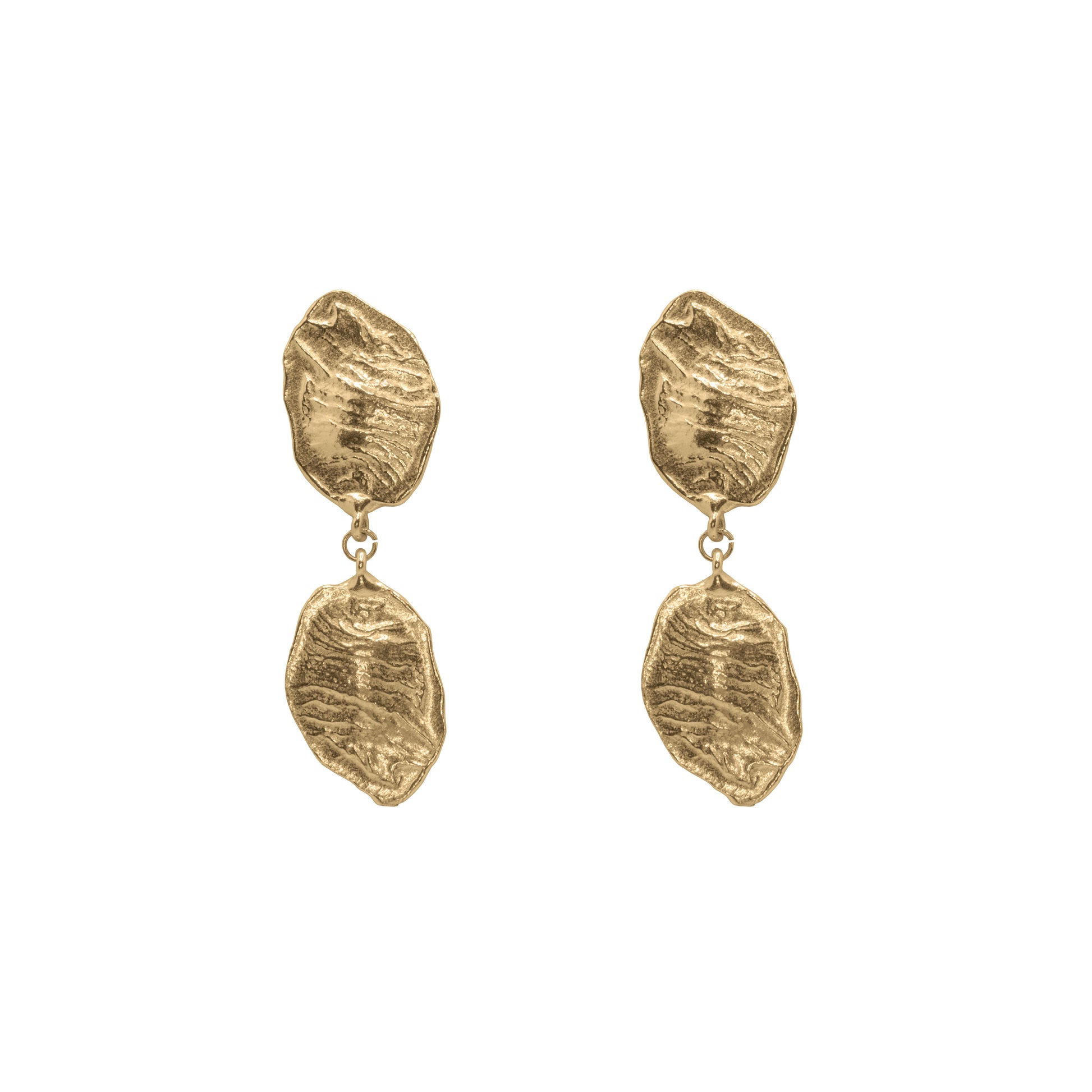 CRETA SHORT earrings - aguamarga