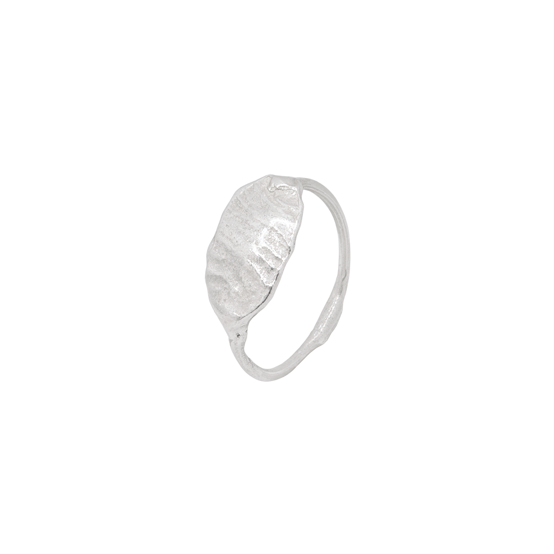 CRETA SIGNET RING - aguamarga