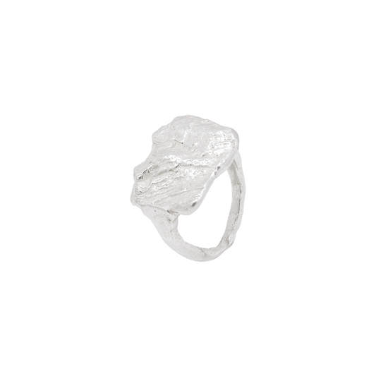 EGEO SIGNET RING - aguamarga