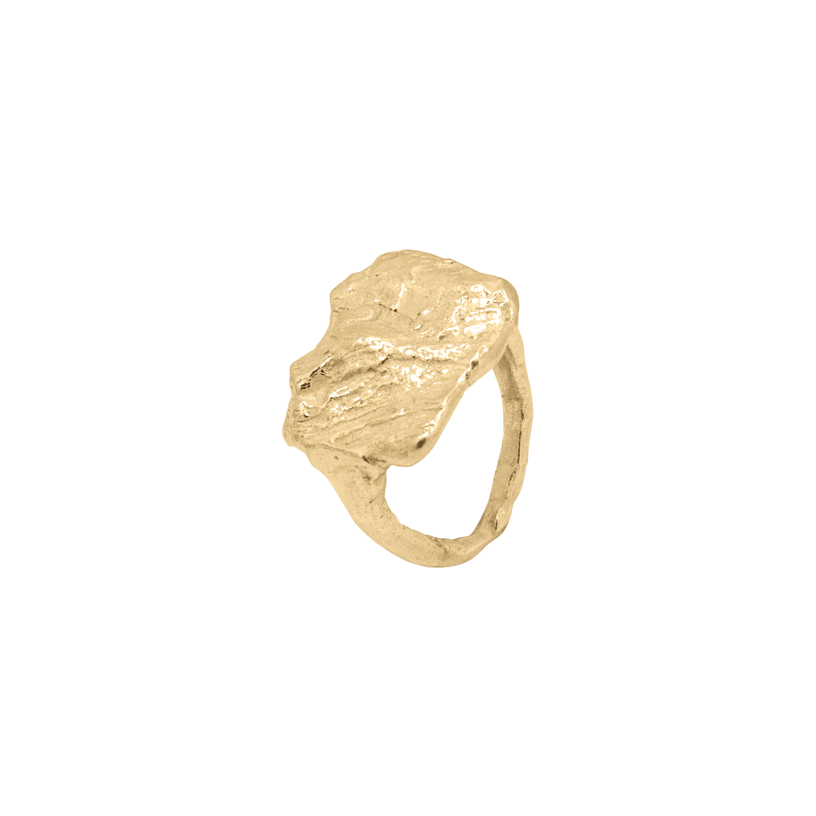EGEO SIGNET RING - aguamarga