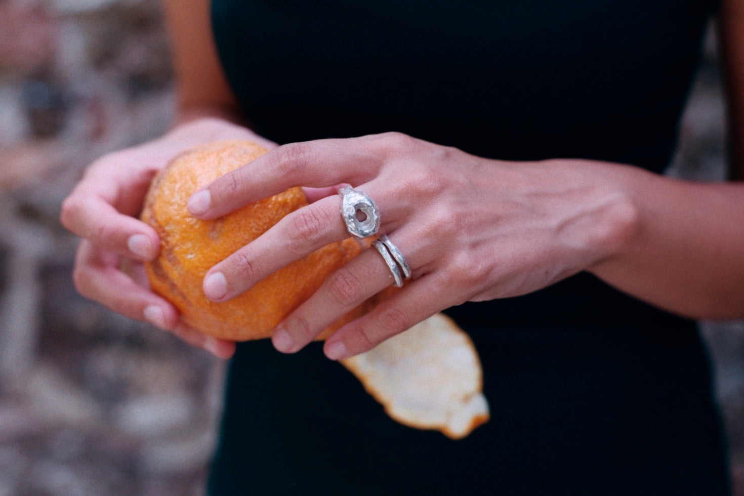 MAREA RING - aguamarga