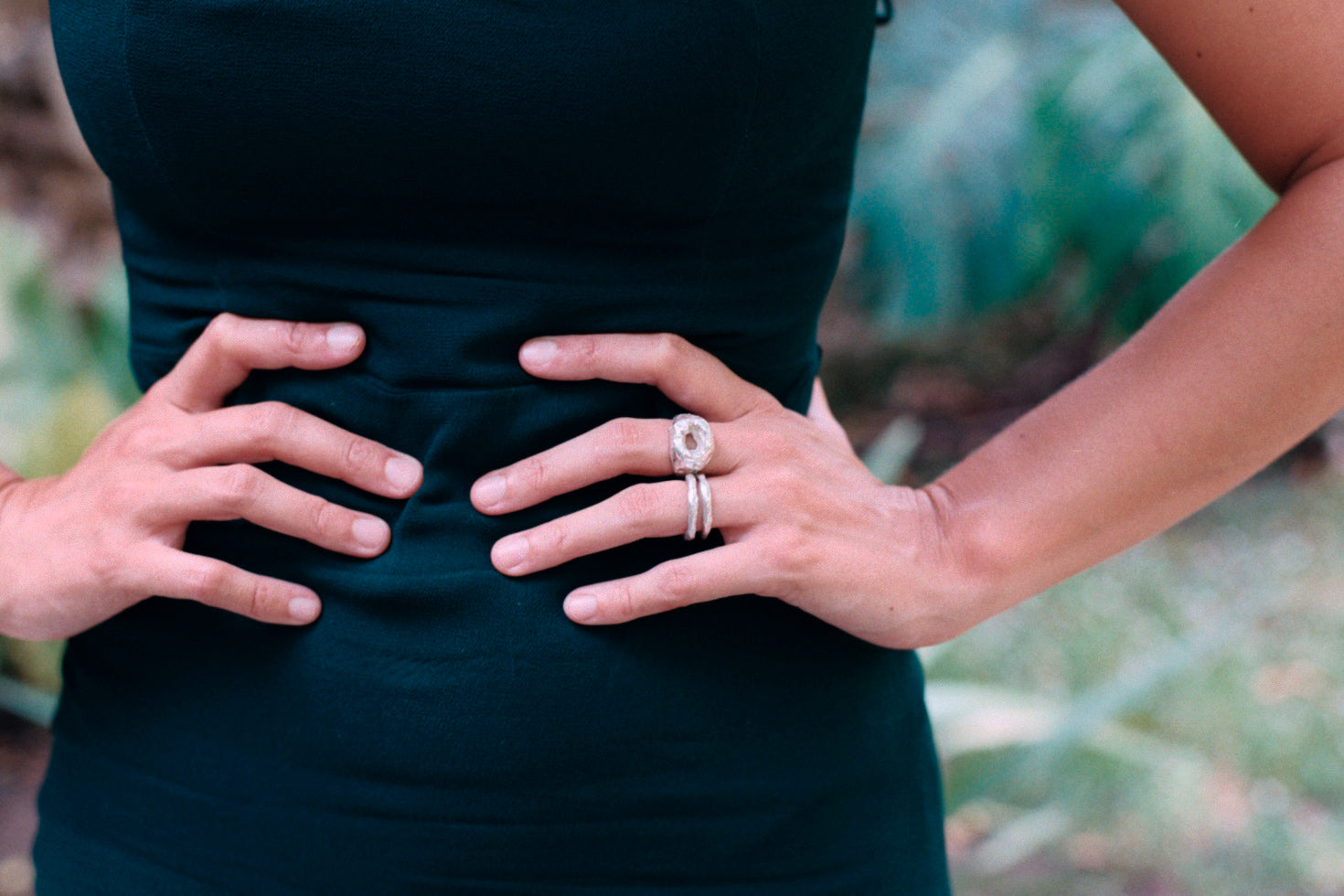 MAREA RING - aguamarga