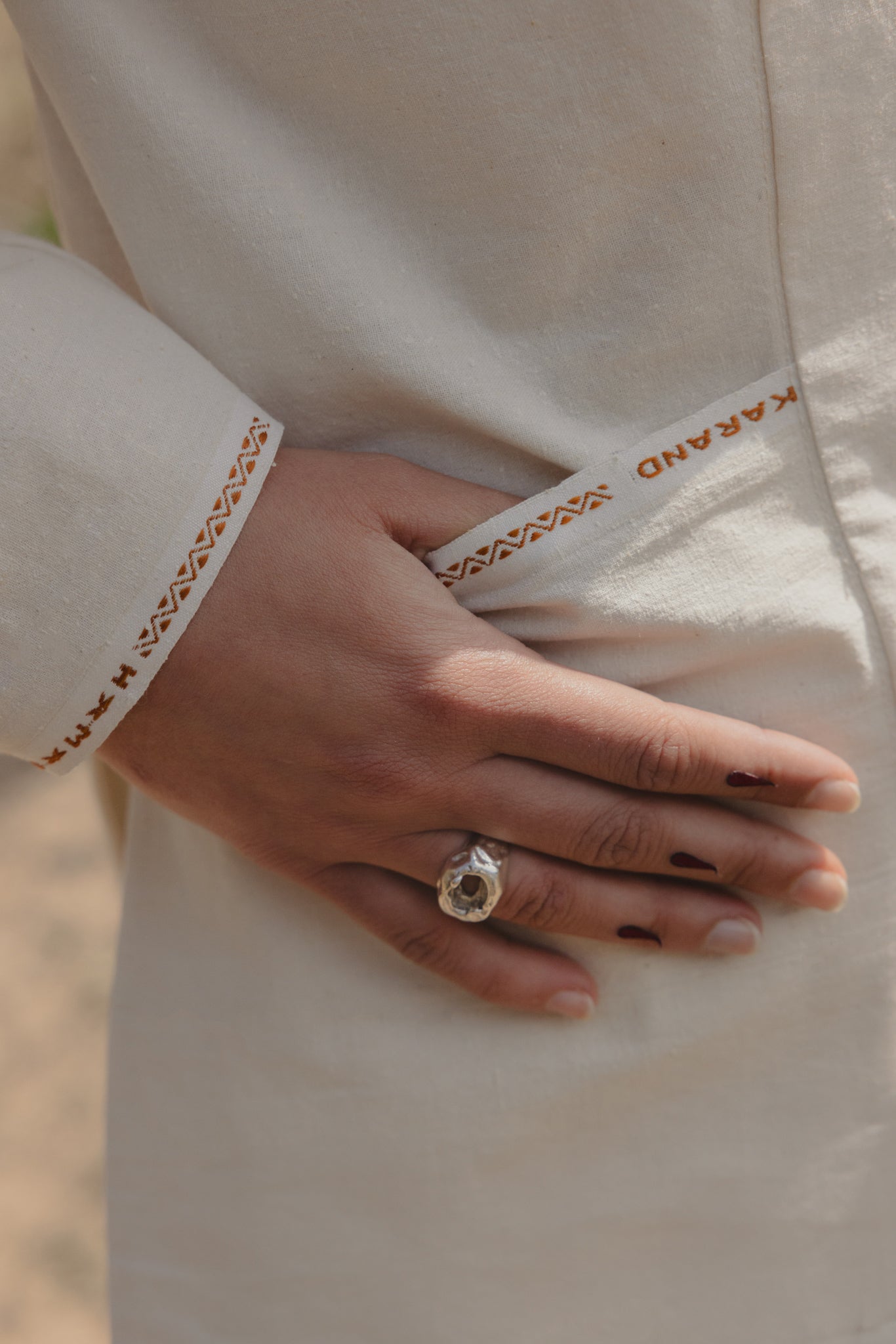 MILKY WAY ring - aguamarga