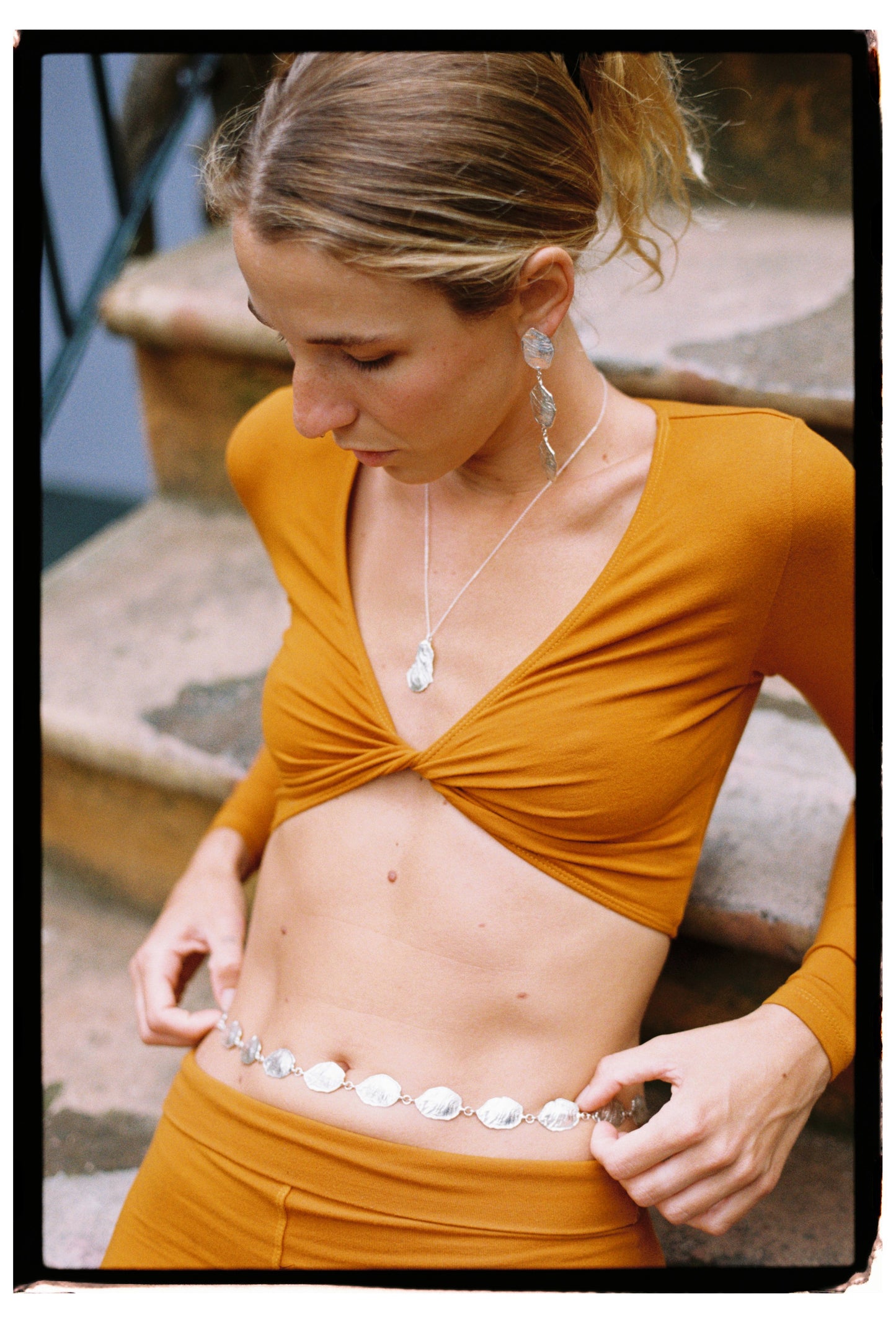 NINFA necklace - aguamarga