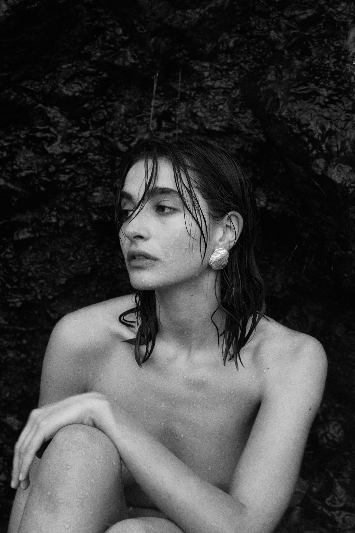 OCEANO earrings - aguamarga