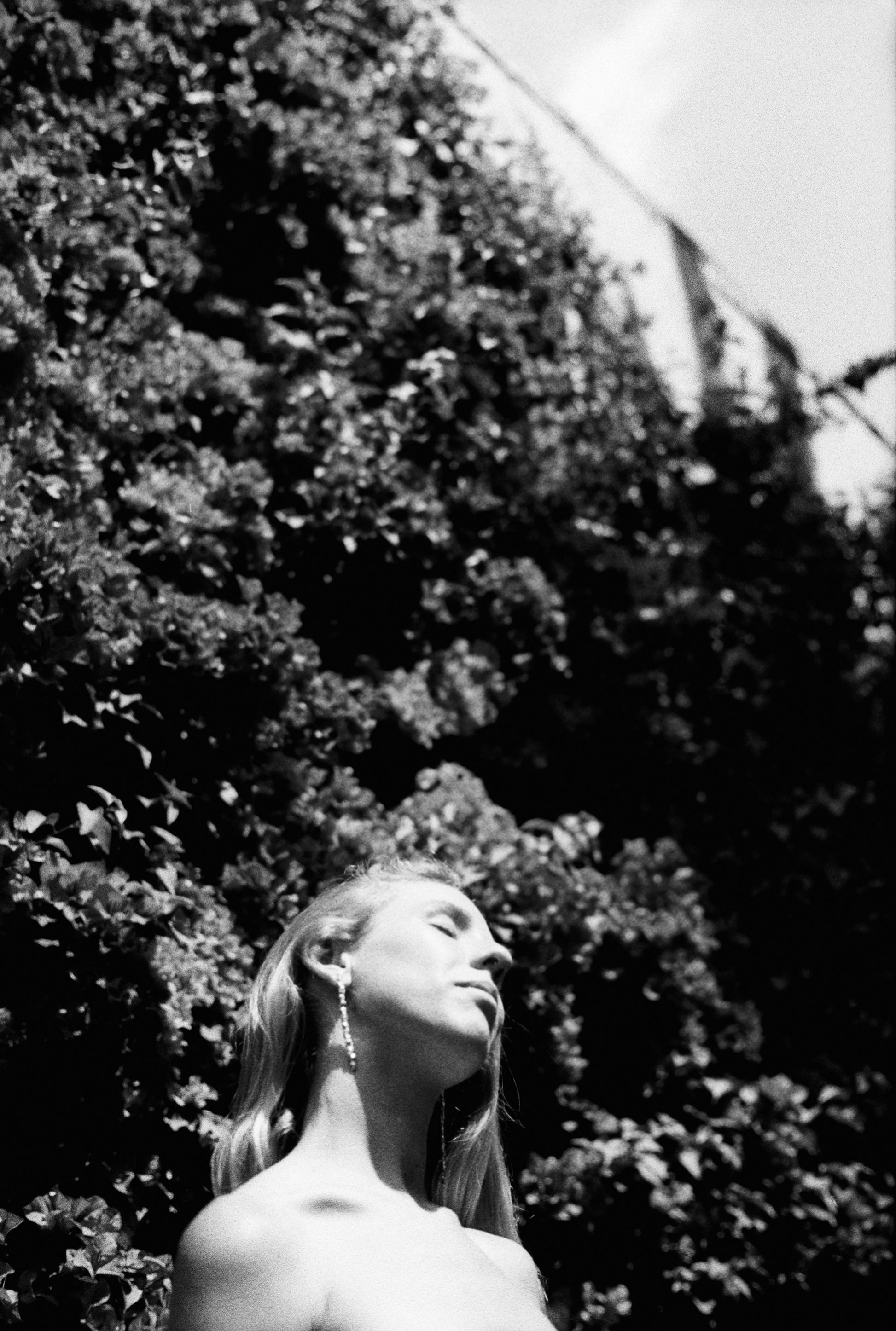 PALMERA earrings - aguamarga