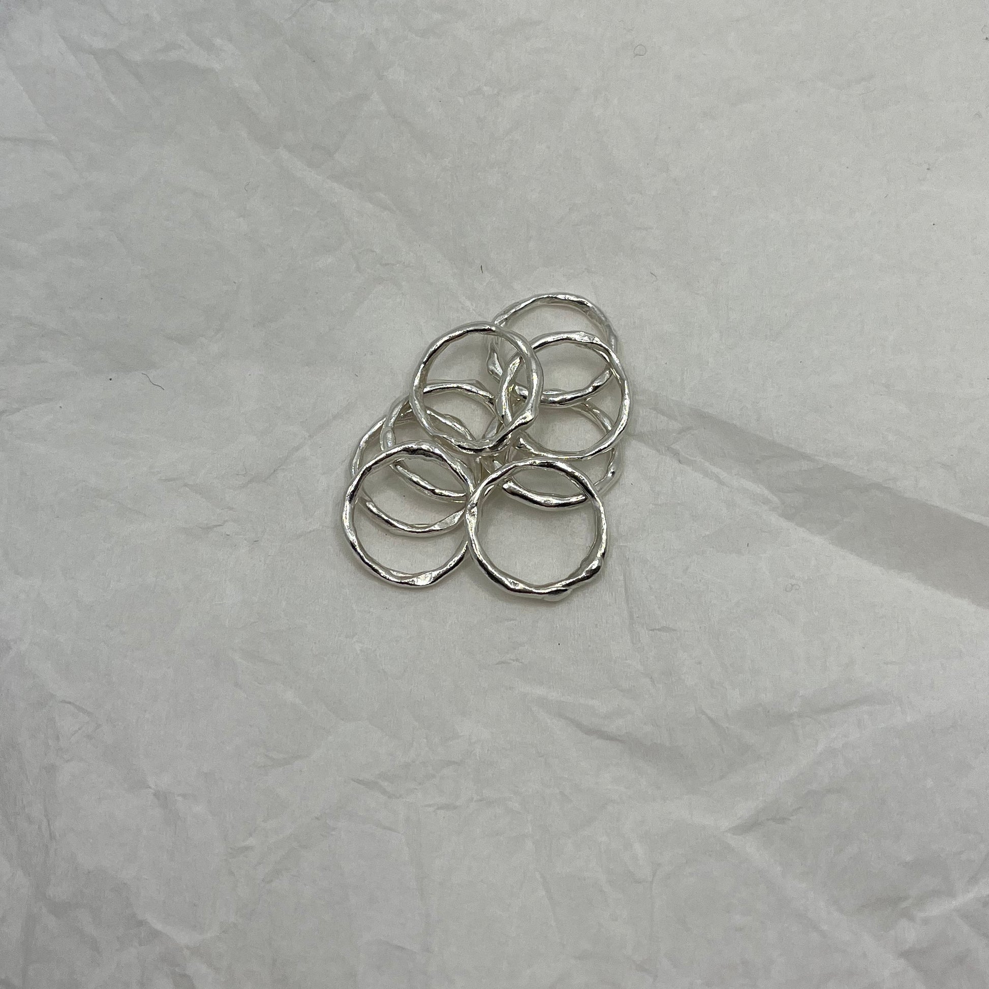 PENSAMIENTOS ring - aguamarga