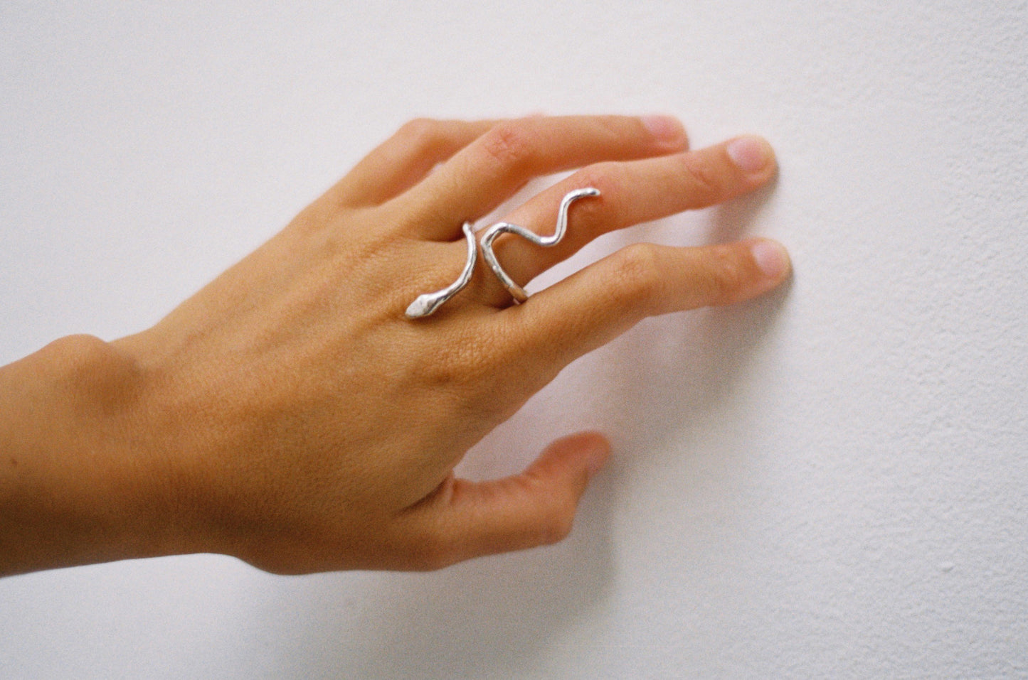 SERPIENTE ring - aguamarga