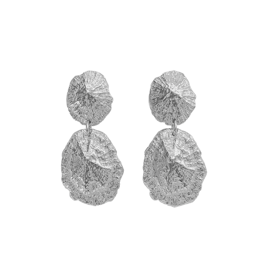 SHORT EGEO earrings - aguamarga