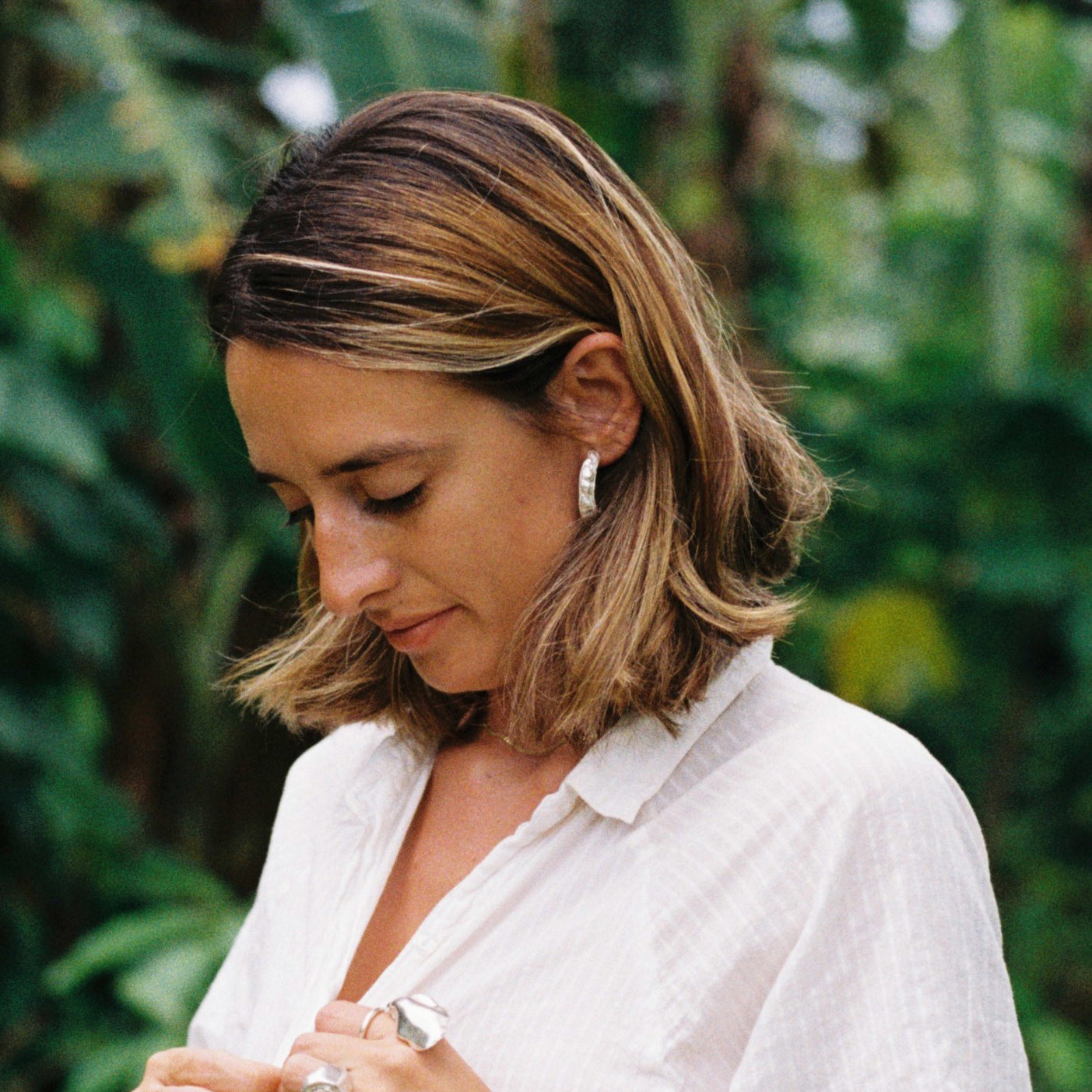 SUSPIROS HOOPS - aguamarga