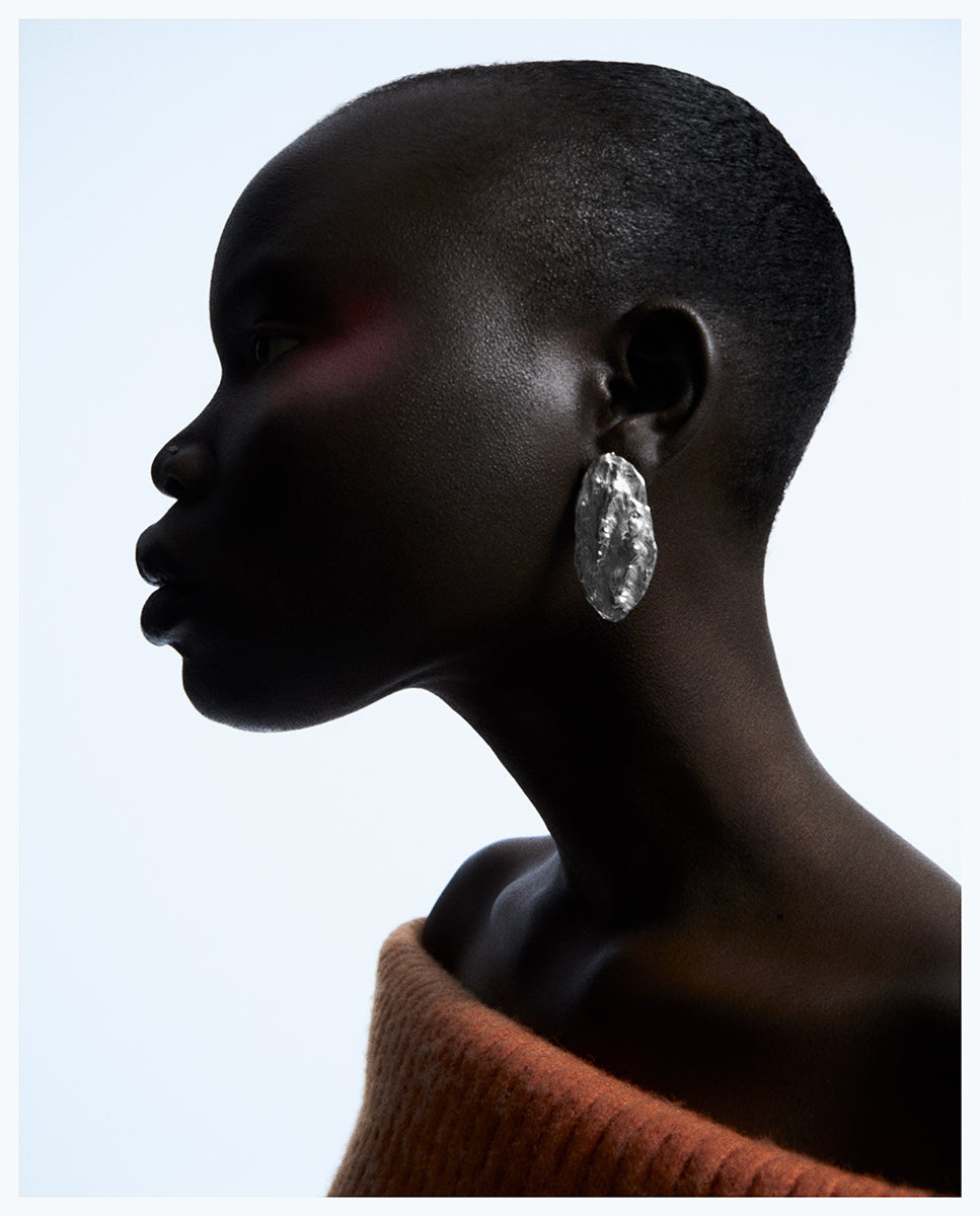 OLA GRANDE earrings - aguamarga