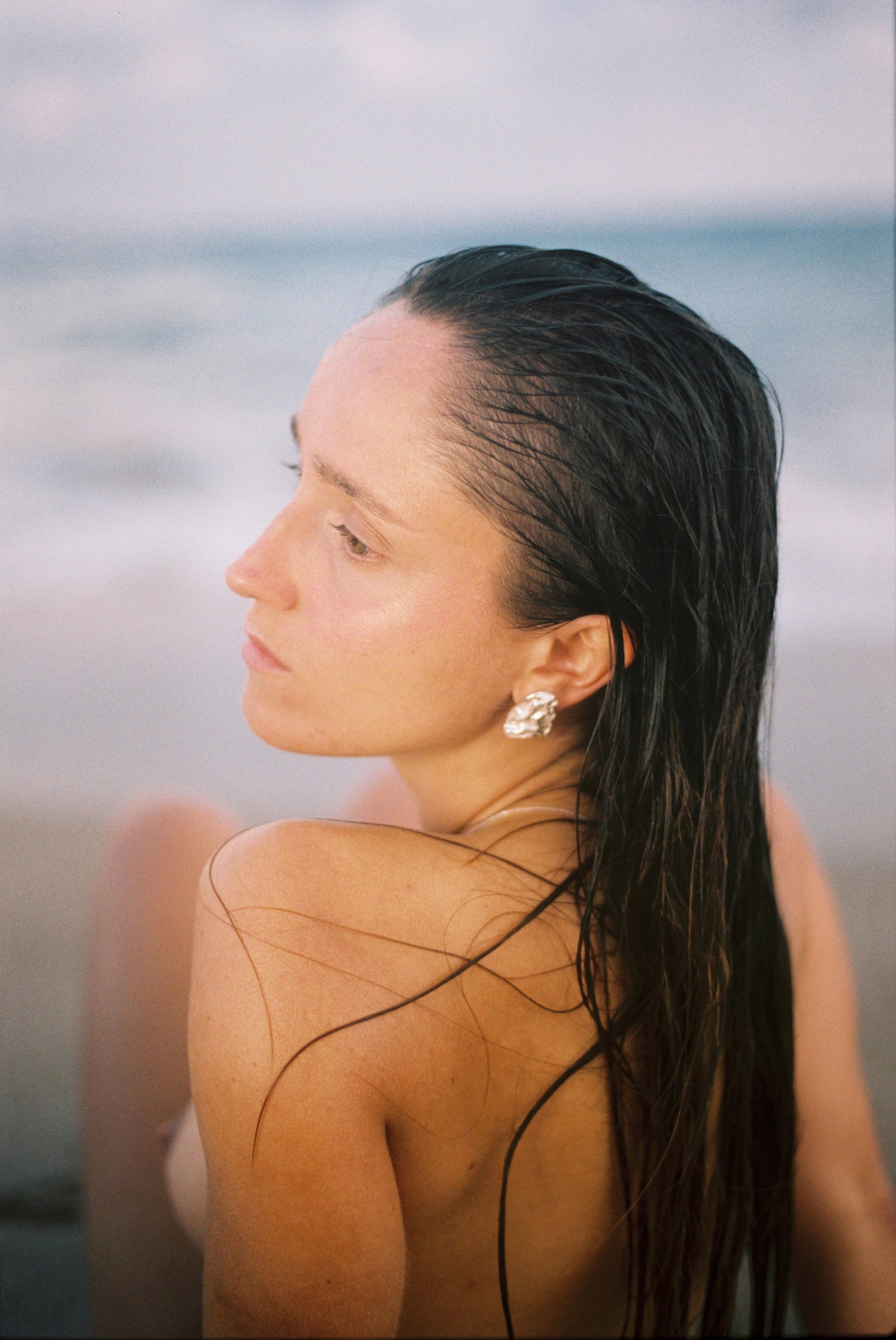 CACTUS DROP earrings - aguamarga