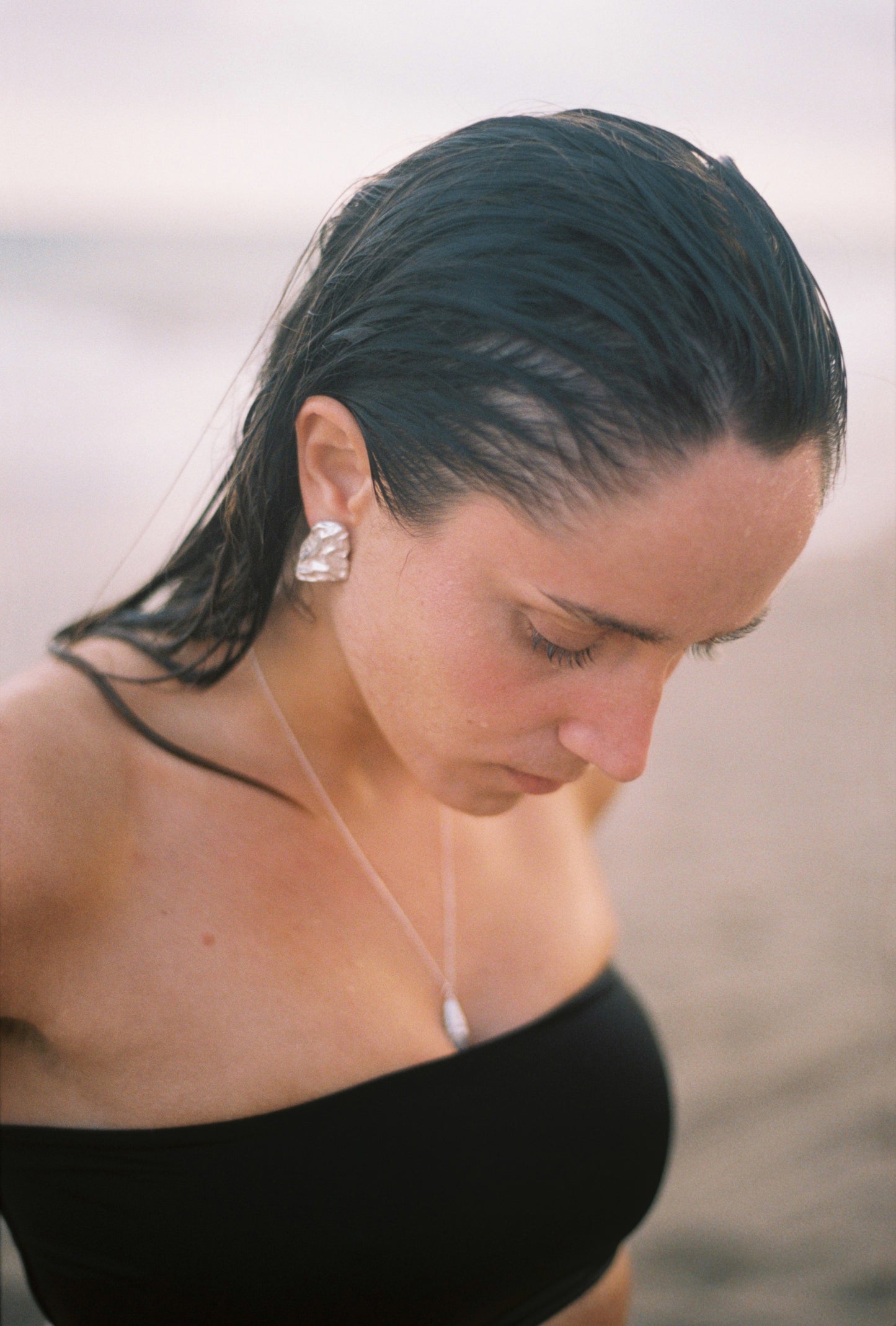 CACTUS DROP earrings - aguamarga