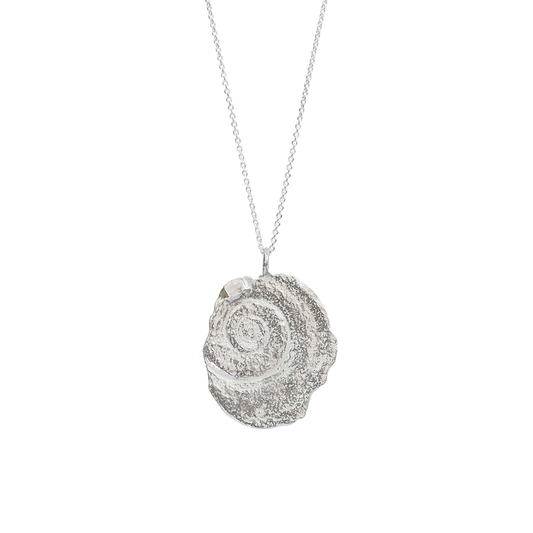 ESPIRAL GRANDE necklace - aguamarga
