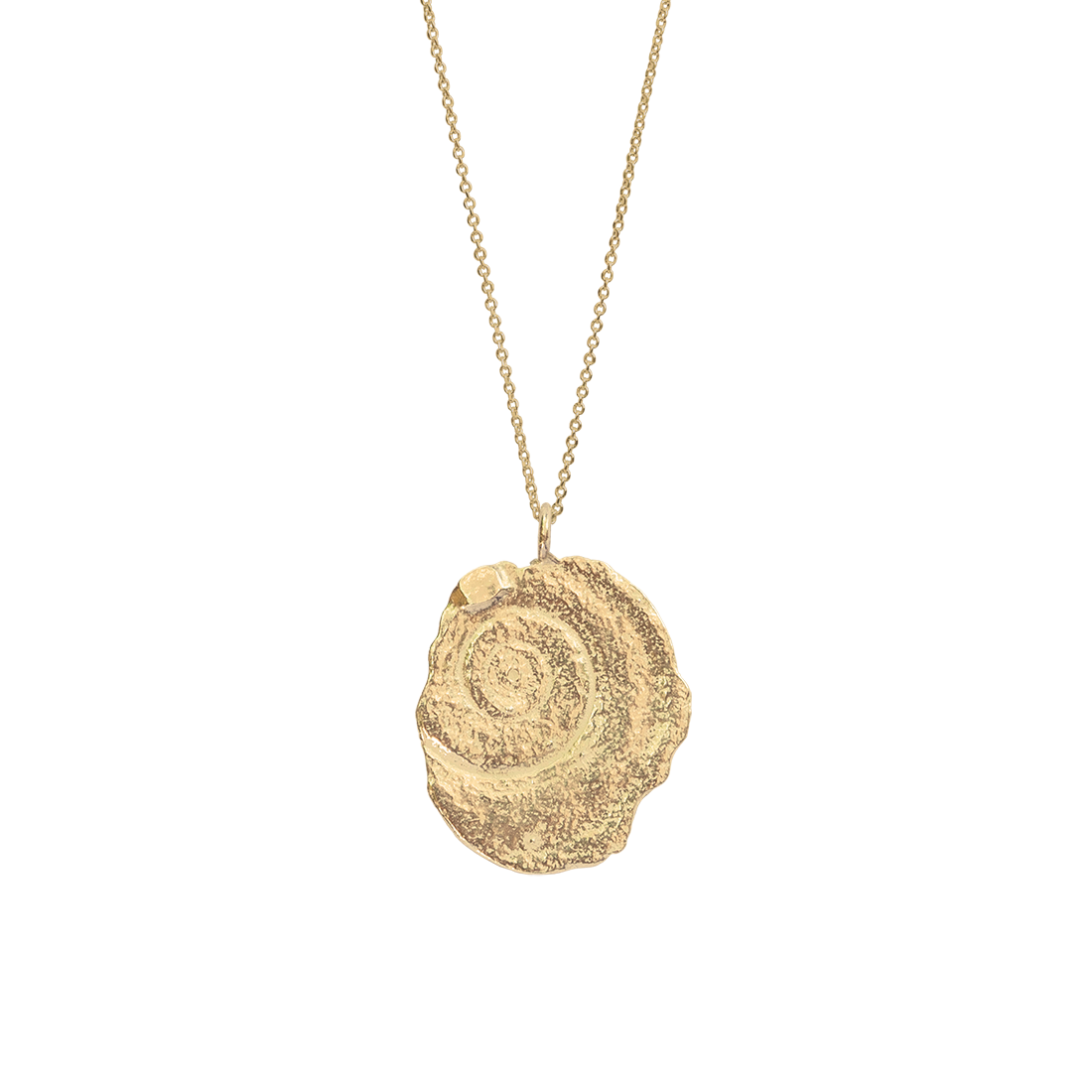 ESPIRAL GRANDE necklace - aguamarga
