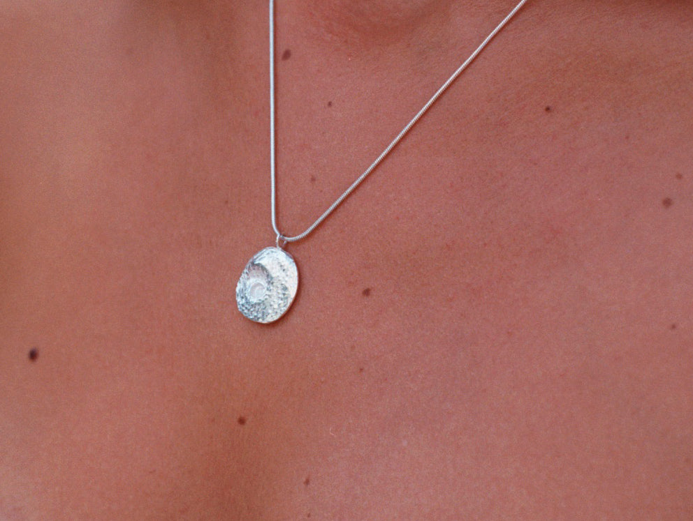 ESPIRAL necklace - aguamarga