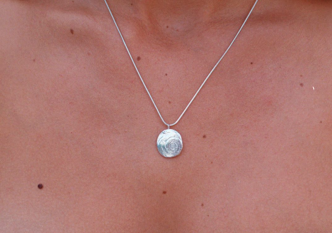 ESPIRAL necklace - aguamarga