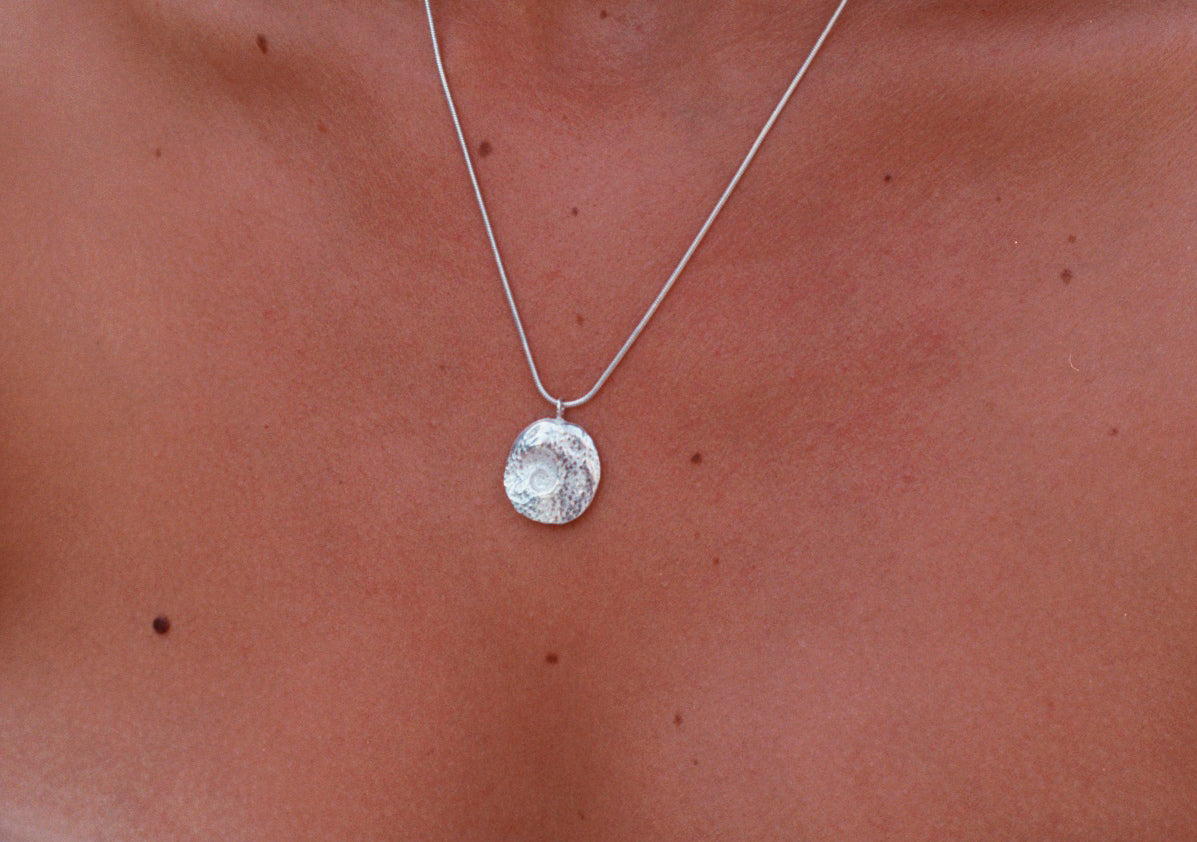 ESPIRAL necklace - aguamarga