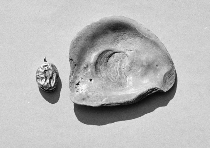 FAVA necklace - aguamarga