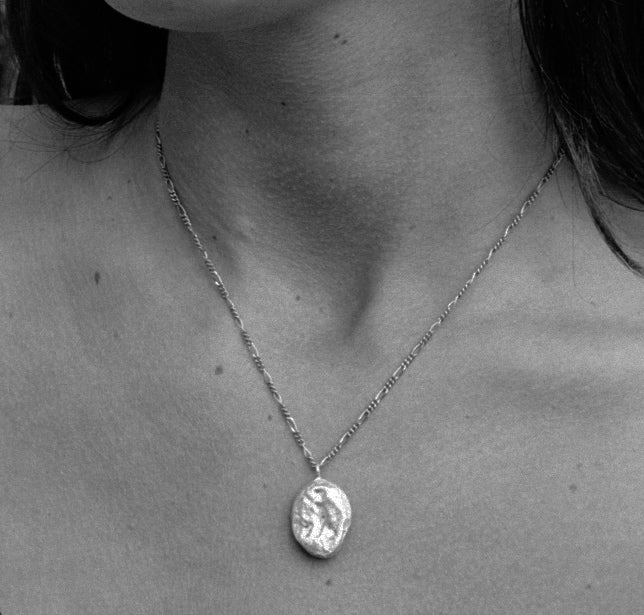 FAVA necklace - aguamarga