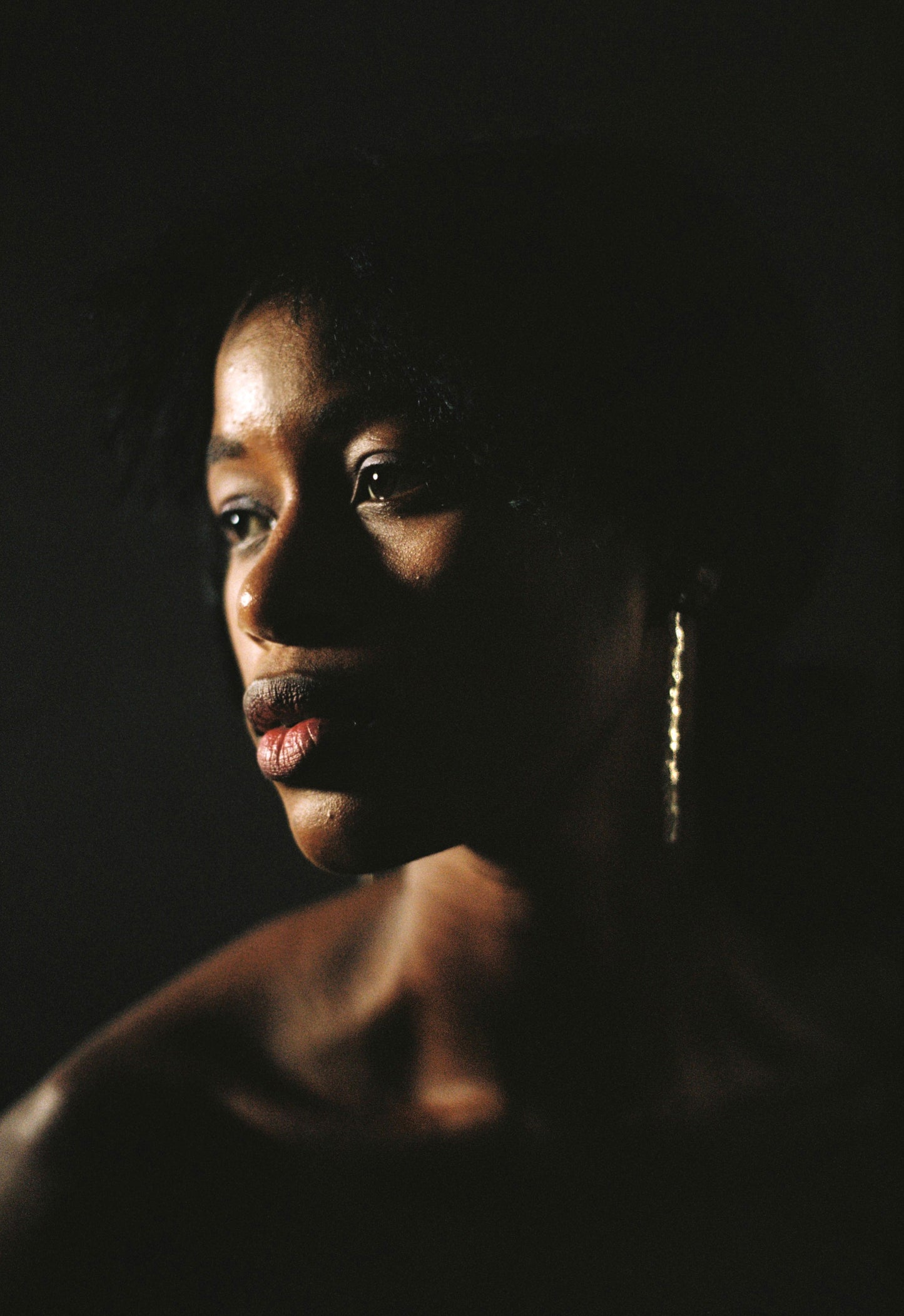 PALMERA earrings - aguamarga