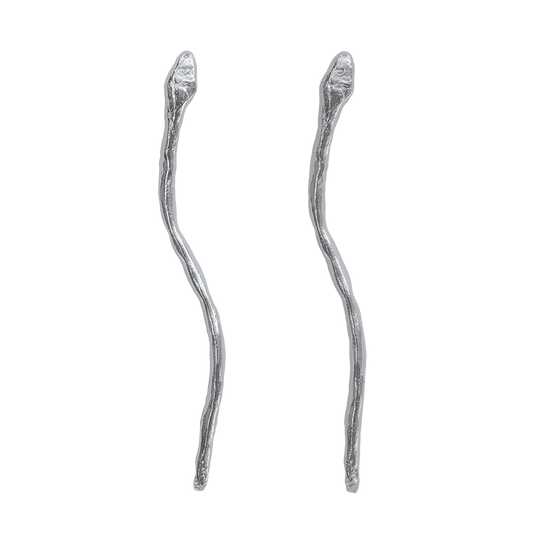 SERPIENTE earrings - aguamarga