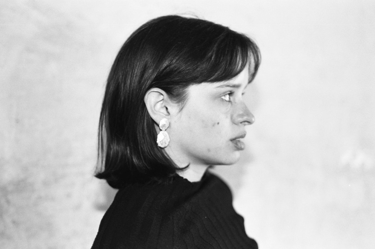 SHORT EGEO earrings - aguamarga