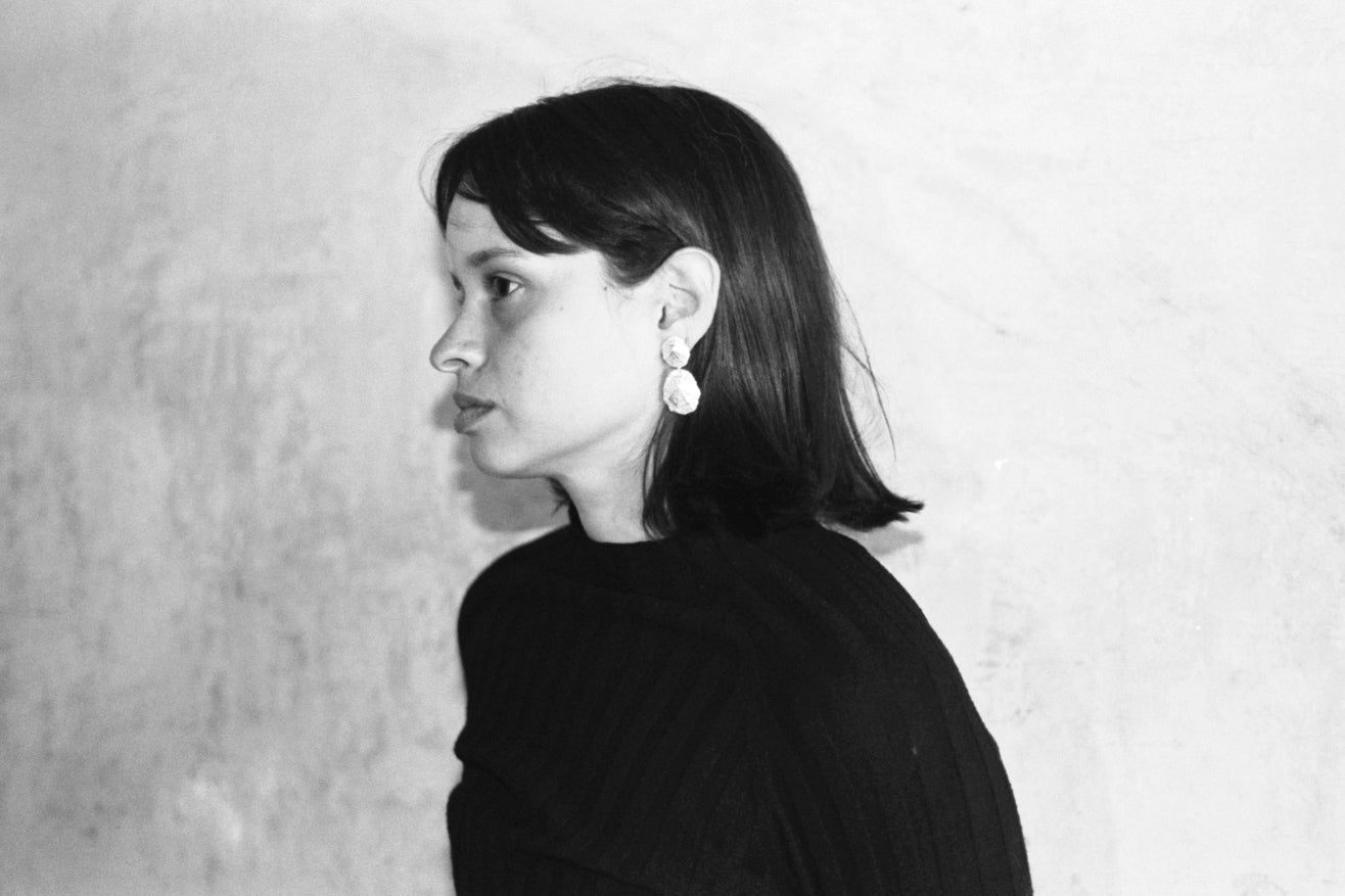 SHORT EGEO earrings - aguamarga