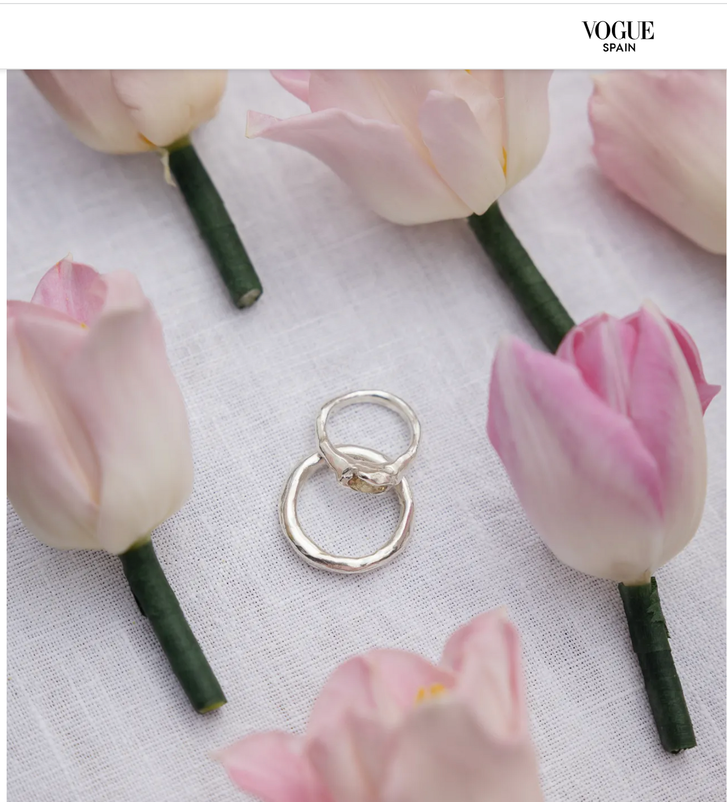 Bespoke wedding rings designed and handcrafted for Marina and Marc by Aguamarga Studio.