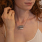 Grape necklace in sterling silver and blown glass, handmade by Aguamarga Studio and House of VV in Barcelona