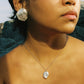 FAVA necklace - aguamarga