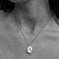 FAVA necklace - aguamarga