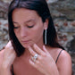 PALMERA earrings - aguamarga